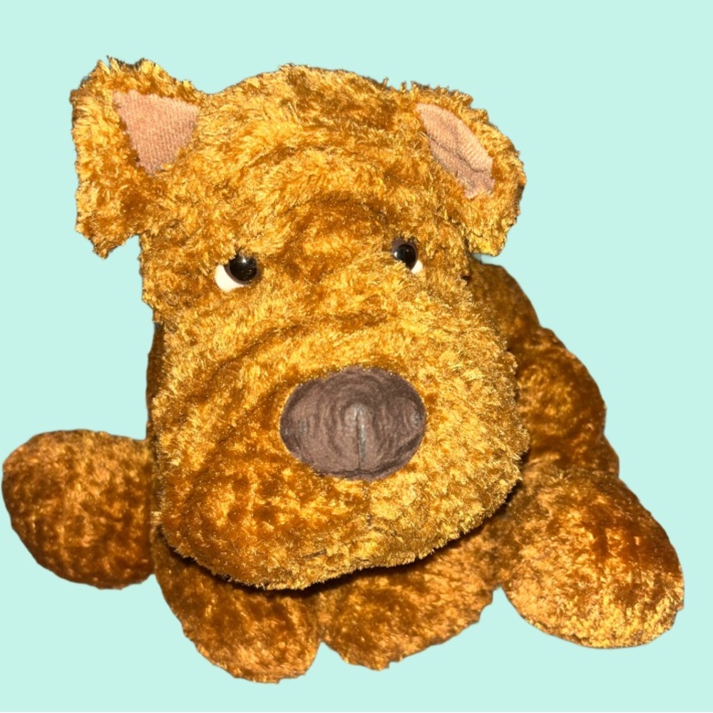 Vintage RUSS berrie sharpei plush dog soft sad puppy stuffed animal dog